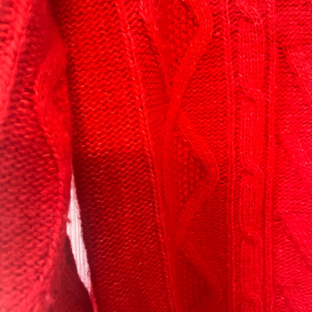 Red Knit Sweater - Picture 4 of 8
